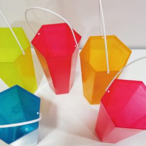 5 Nos Plastic Wesak Lanterns