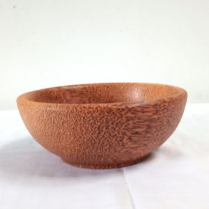 Natural Coconut Bowl Hand-Made Seasoning Bowl Anti Scalding Handicraft Wood Bowl