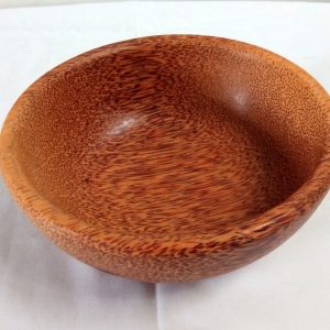 Natural Coconut Bowl Hand-Made Seasoning Bowl Anti Scalding Handicraft Wood Bowl