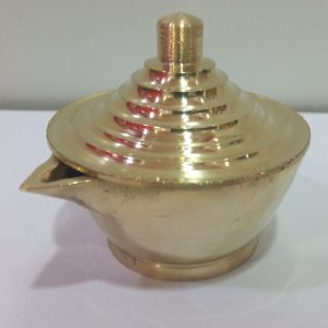 Brass Oil Lamp, Home Décor, Pittala tati Phana, Vilakku