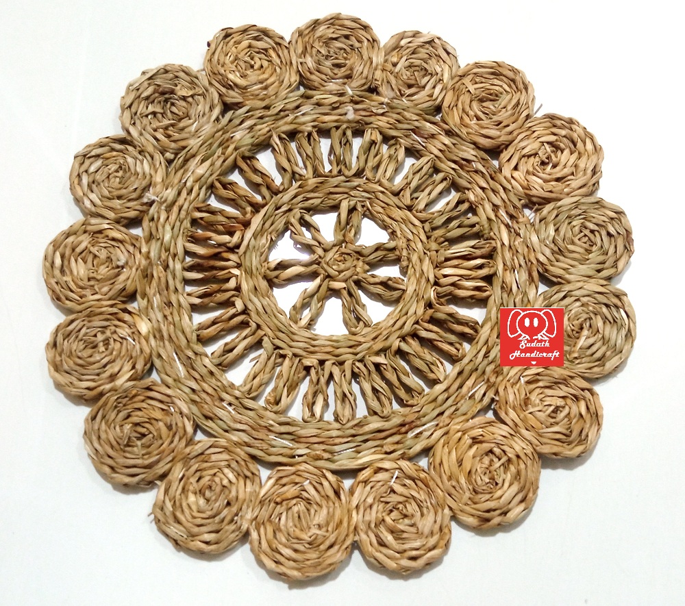 Natural Reed Handmade Mat For Summer, Decoration Reed