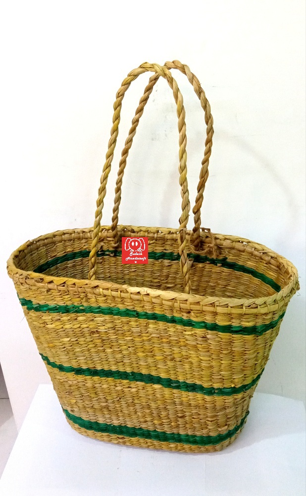 Pan kola Bag Eco Friendly Handmade Natural Women Shoulder Handle Bags Woven Hand Handbag