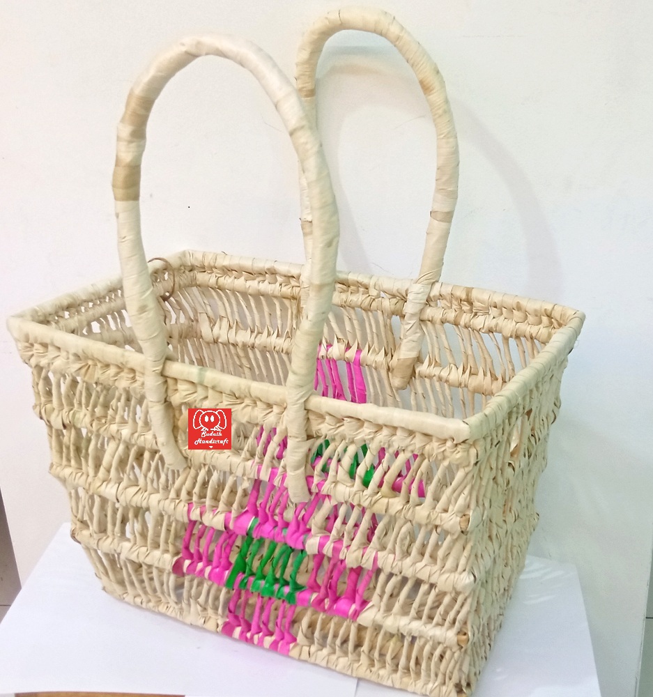 Edi kola Hand Bag Eco Friendly Handmade Natural Women Handle Bags Woven Handbag